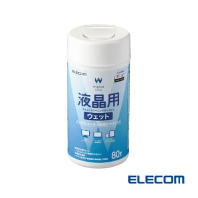 ELECOM 無酒精液晶螢幕擦拭巾v4-80P