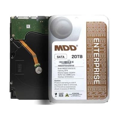 MDD 最大數據 企業級 專用硬碟 20TB 7200轉 3.5吋 SATA 256MB緩存 4年保固 MDD20TSATA25672E