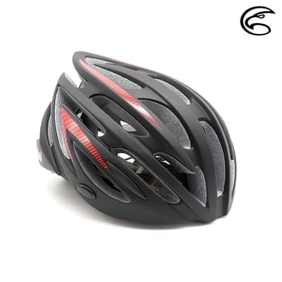 ADISI 自行車帽 CS-6000 / 霧黑-紅