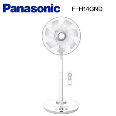 Panasonic國際牌 14吋 8段速ECO溫控微電腦遙控負離子DC直流電風扇 F-H14GND 旗艦型