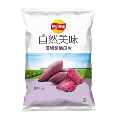 樂事 自然美味薄切紫地瓜片原味79g/包