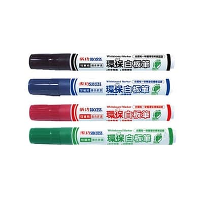 成功 環保標章白板筆 4色 /支 1307(紅、黑、藍、綠)
