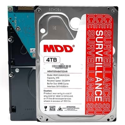 MDD 最大數據 監控專用硬碟 4TB 5900轉 3.5吋 SATA 64MB緩存 3年保固