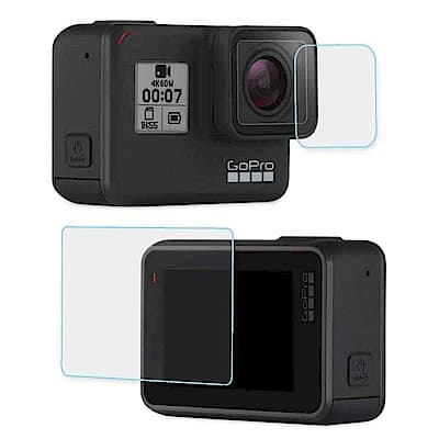 GoPro HERO7 相機鏡頭+觸控螢幕 鋼化玻璃膜 螢幕貼