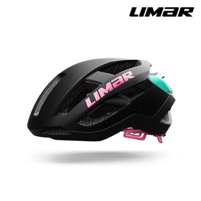LIMAR 自行車用防護頭盔 AIR STAR / 消光黑-粉紅