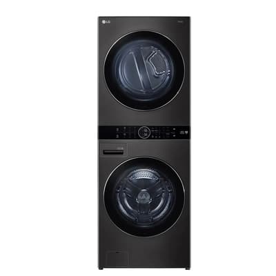 LG樂金WashTower19公斤AI智控黑色洗衣塔洗乾衣機WD-S1916B