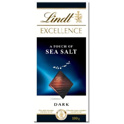 Lindt 瑞士蓮 極醇系列海鹽口味黑巧克力(100g)