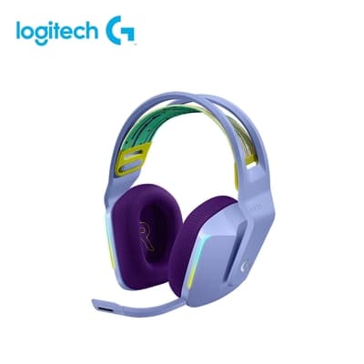 羅技 logitech G G733 無線RGB炫光電競耳麥-莫蘭紫