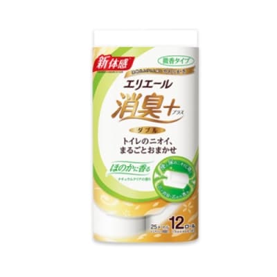 日本大王 elleair除臭+天然淨味捲筒衛生紙潔淨12捲入/包(三款可選)