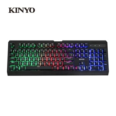 KINYO青軸輕機械發光鍵盤GKB3200
