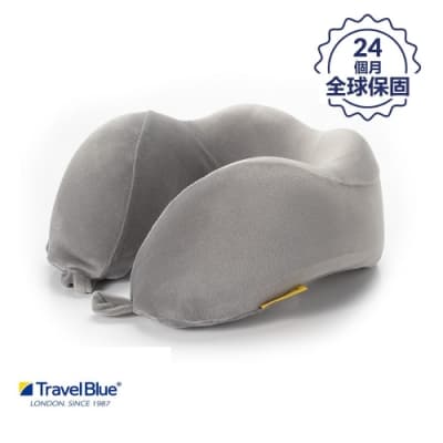 【 Travel Blue藍旅】 寧靜頸枕 / 飛機枕/ U型枕 記憶棉 Tranquillity 灰色 TB212-GY
