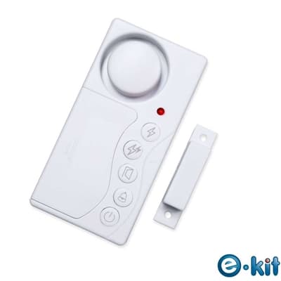 逸奇e-Kit 四合一警報器/普通警報/持續警報/關門提醒/門鈴模式/輕巧簡易型按鍵式門磁安全警報器 ES-32N