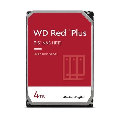 ( 2入組 ) WD 紅標 Plus 4TB 3.5吋NAS硬碟 WD40EFZX