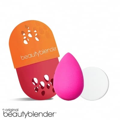 beautyblender 原創美妝蛋時空膠囊限定組-旅行蛋膠囊時空限定版+原創美妝蛋-原創粉+原創美妝蛋旅行清潔皂0.5oz