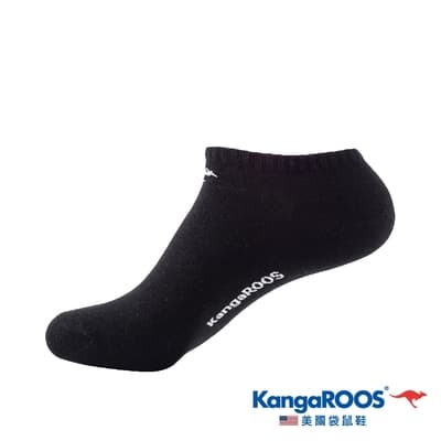 【KangaROOS 美國袋鼠鞋】男女襪 基本款素色 薄底 踝襪
