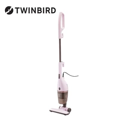 【福利品】日本TWINBIRD-手持直立兩用吸塵器(粉紅)TC-5220TWP
