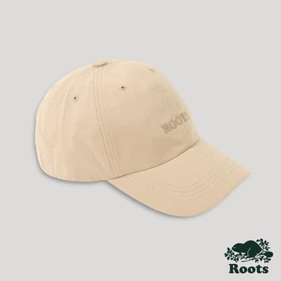 Roots配件-經典棒球帽-淺咖啡褐色