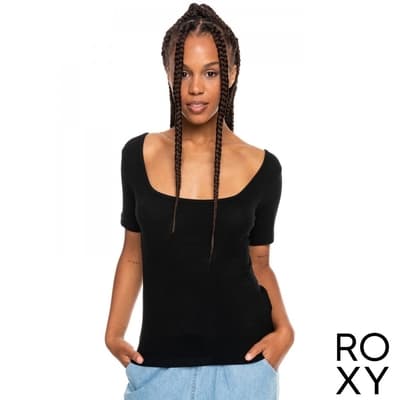 【ROXY】PINEAPPLE AND DRINK T恤 黑色