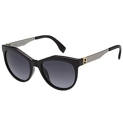 FENDI 時尚太陽眼鏡 (黑色)FF0049S