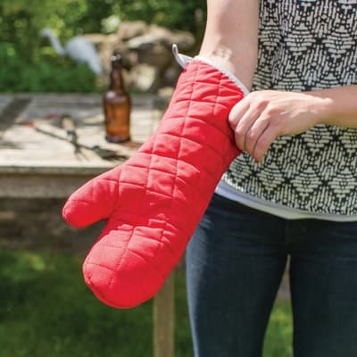 《NOW》FG烘焙加長隔熱手套(紅) | 防燙手套 烘焙耐熱手套