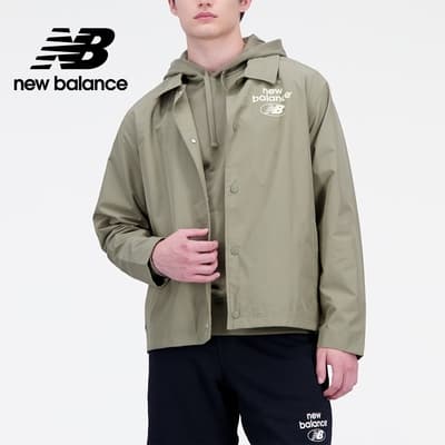 [New Balance]襯衫式外套_男性_軍綠色_AMJ31531CGN