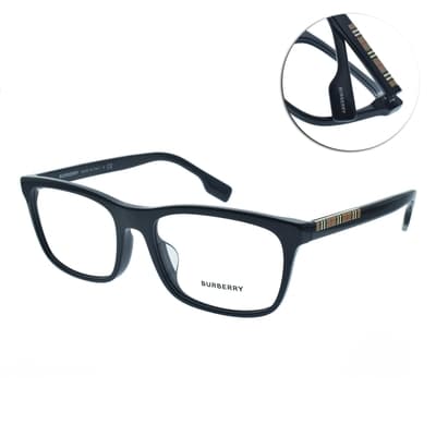 BURBERRY 光學眼鏡 經典格紋方框/藍 #B2334F 3961