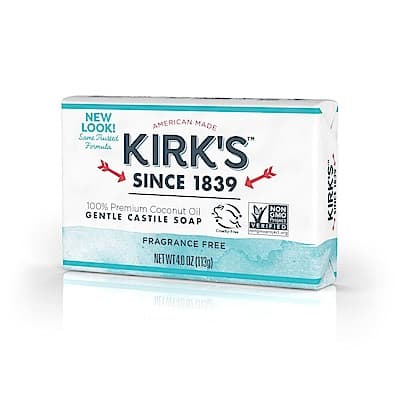 Kirks Natural 柯氏經典皂 低敏無香 113g