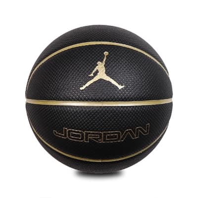 Nike 籃球 Jordan NO.7 Basketball 喬丹 飛人 七號球 室內外場地 黑 金 J100670107-107