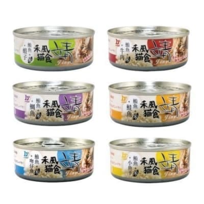 靖 Jing 禾風貓食米罐 80G x 12入組(購買第二件贈送寵鮮食零食x1包)