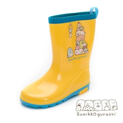 【角落生物】小落小夥伴 童鞋 雨鞋/防臭鞋墊 耐磨 便利拉環(SGKL20494黃色)