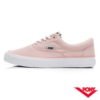 【PONY】SUBWAY-S系列-滑板鞋 帆布鞋-女-粉色