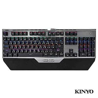 KINYO USB光軸防水機械鍵盤GKB2200