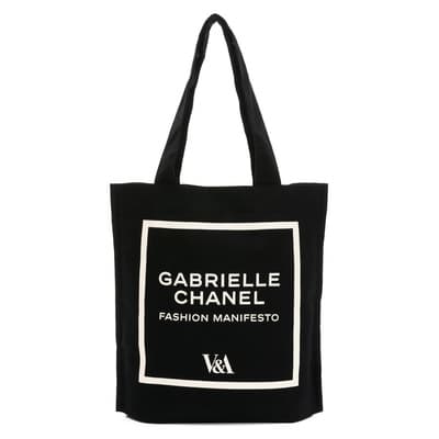 CHANEL V&A Gabrielle Chanel 托特包(V&A聯名款)－黑