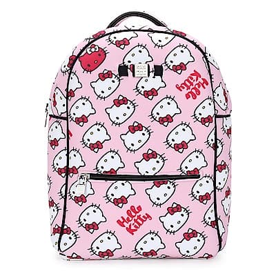 SAVE MY BAG Zaino系列限量Hello Kitty輕量防水後背包-粉紅色