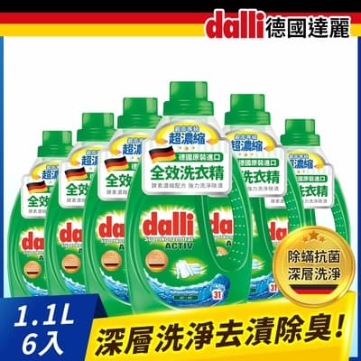 德國Dalli 全效洗衣精1.1L(6入/箱)