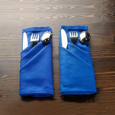 【生活工場】深海藍餐巾2入組50*50cm
