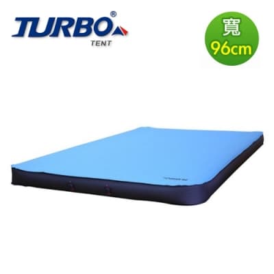 【Turbo Tent】TPU 3D 96cm自動充氣睡墊 10cm厚(四方形更易於拼接 類逗點 充氣床)