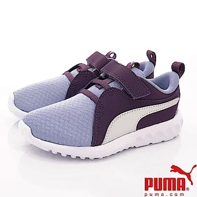 PUMA童鞋 蜂巢透氣慢跑款 ON92321-01紫(中小童段)