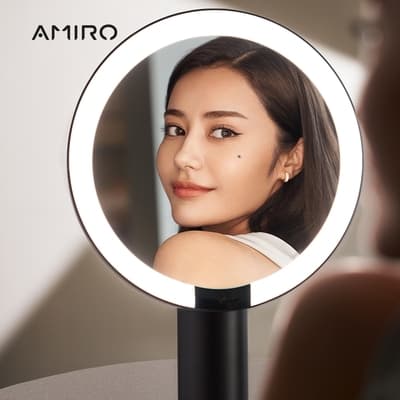 全新第三代AMIRO Oath 自動感光 LED化妝鏡(國際精裝彩盒版)-2色可選
