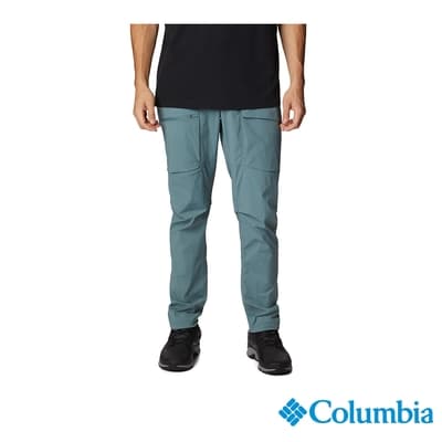 Columbia 哥倫比亞 男款-UPF50防潑彈性長褲-軍綠 UAE59880IB / S23
