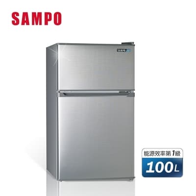 福利品 SAMPO聲寶 100公升 1級定頻雙門冰箱 SR-B10G