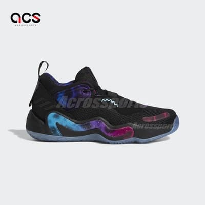 Adidas 籃球鞋 D O N Issue 3 GCA 男鞋 Stars Of UTAH 銀河 黑 紫 GV7266