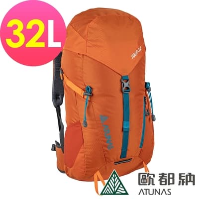 【ATUNAS 歐都納】HIKE 32L網架式透氣背包A1BPCC03橘/登山/健行/旅遊/輕量