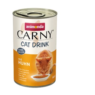 【12入組】德國阿曼達ANIMONDA CARNY卡恩貓飲品-特調補水罐 鮪魚/雞肉 140ml(購買第二件都贈送寵鮮食零食*1包)