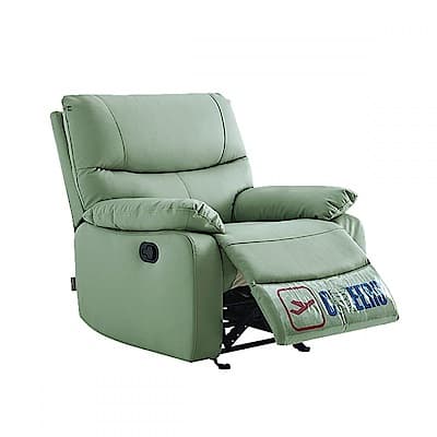 芝華仕頭等艙 科技布 手動搖椅單人沙發 K9780 森林綠 (C014344493)
