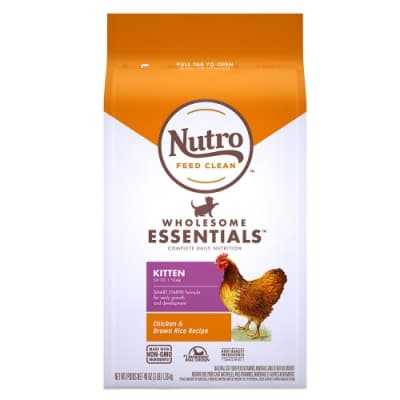 Nutro 美士 全護營養 特級幼貓/懷孕母貓配方(農場鮮雞+糙米)5磅 2包