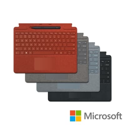 Microsoft 微軟 Surface Pro 特製版專業鍵盤蓋(有槽含附第2代超薄手寫筆)