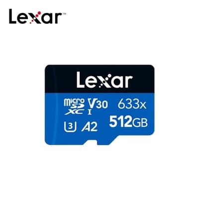 Lexar 雷克沙 633x microSDXC UHS-I A2 U3 512G記憶卡