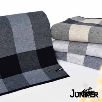 Juniper 羊毛混紡柔軟保暖經典優雅格紋圍巾 JP613E