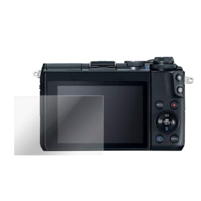 for Canon EOS M6 Kamera 9H 鋼化玻璃保護貼/ 相機保護貼 / 贈送高清保護貼